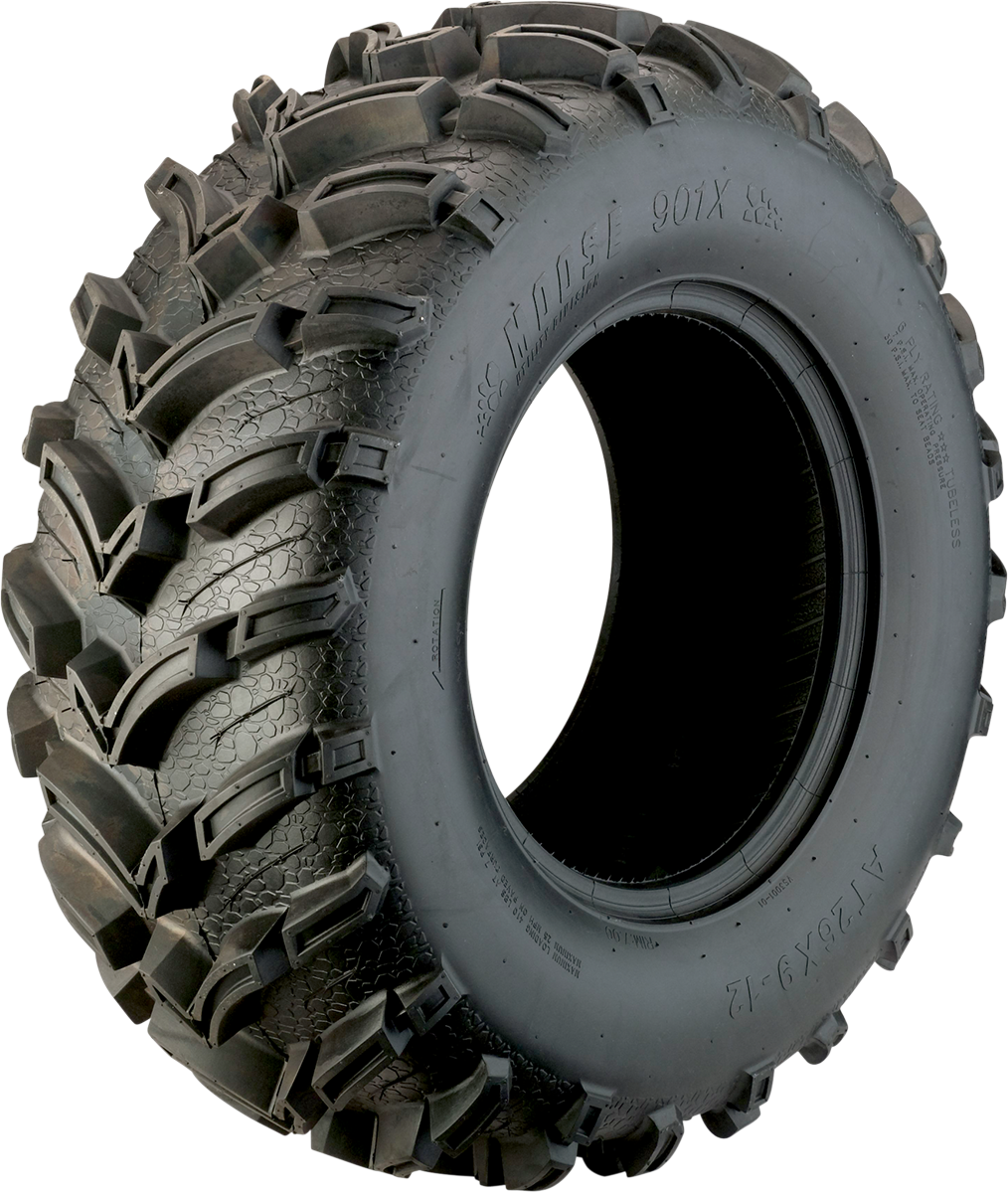 MOOSE UTILITY Wheel - 393X - Front - Black - 12x7 - 4/156 - 4+3 393127156GBML4