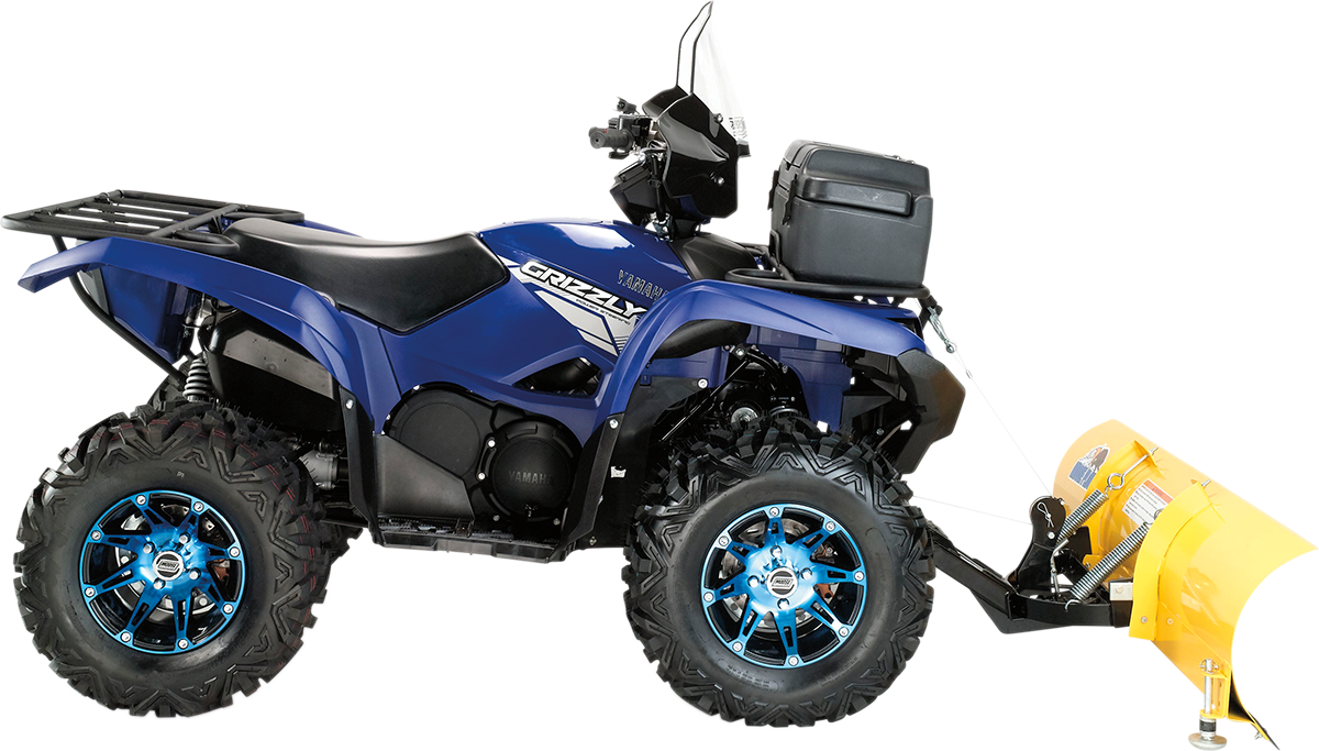 MOOSE UTILITY Wheel - 387X - Rear - Anodized Blue/Black - 12x8 - 4/110 - 4+4 387ML128110BWB4