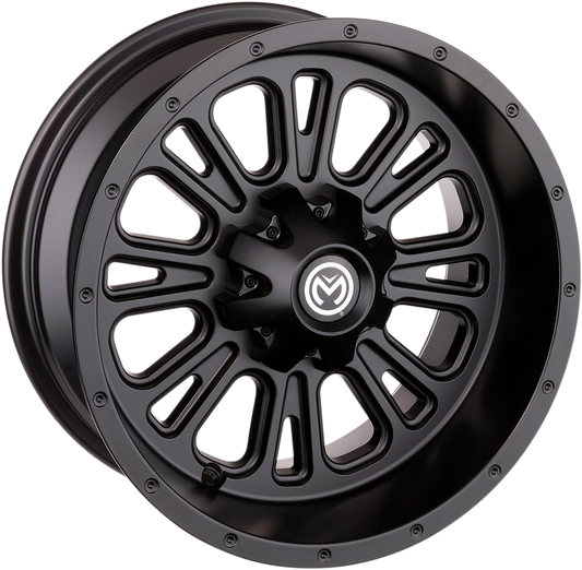 MOOSE UTILITY Wheel - 399X - Rear - Black - 12x8 - 4/156 - 4+4 399MO128156MB4