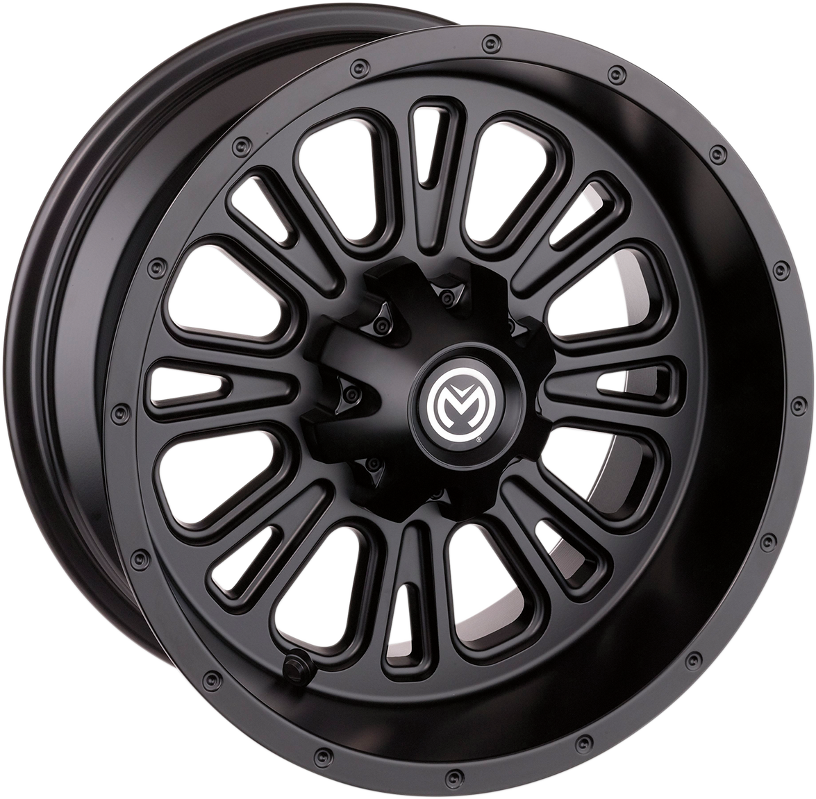 MOOSE UTILITY Wheel - 399X - Rear - Black - 12x8 - 4/110 - 4+4 399MO128110MB4