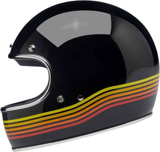 BILTWELL Gringo Helmet - Gloss Black Spectrum - XS 1002-536-101