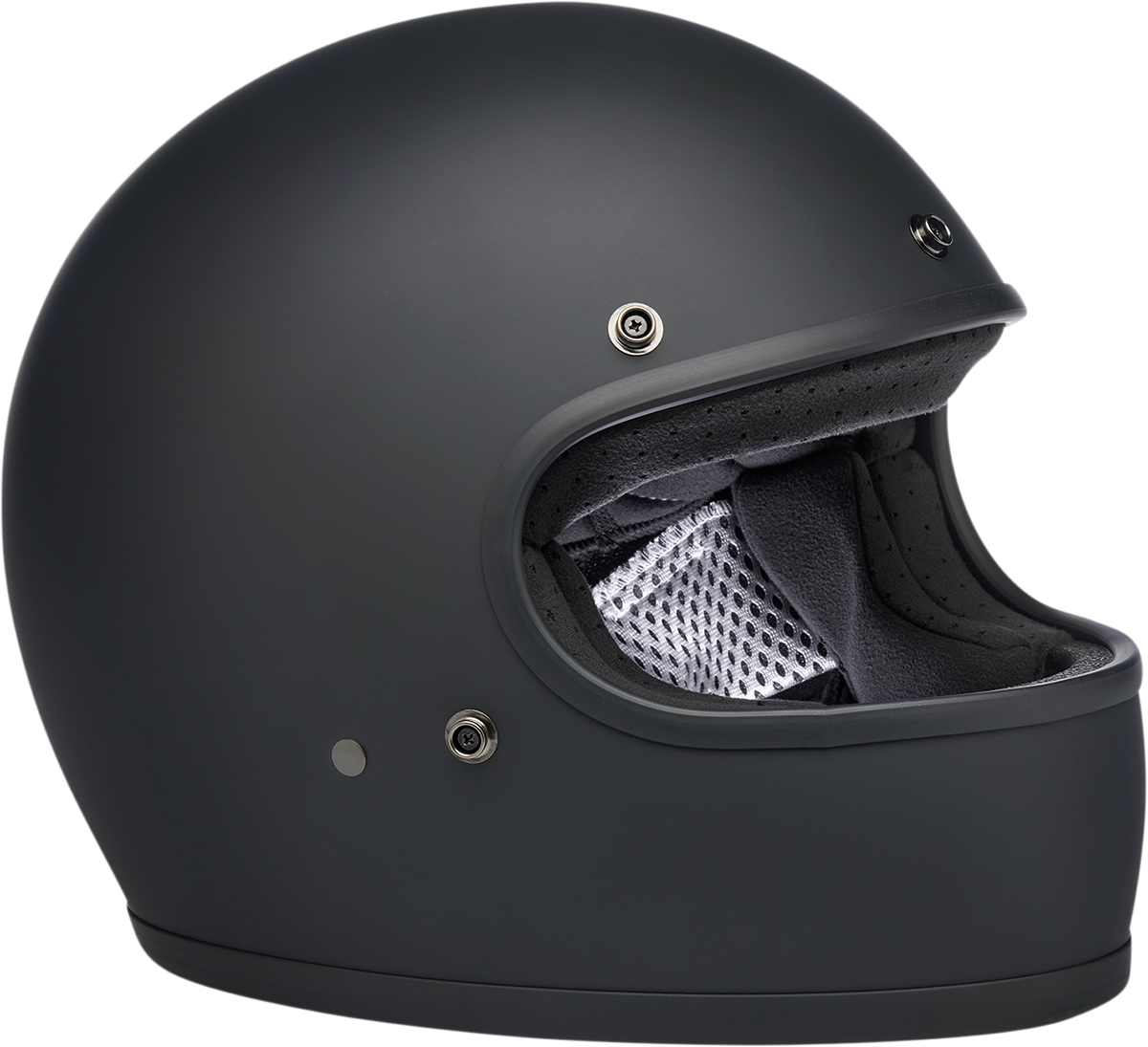 BILTWELL Gringo Helmet - Flat Black Factory - Small 1002-638-102