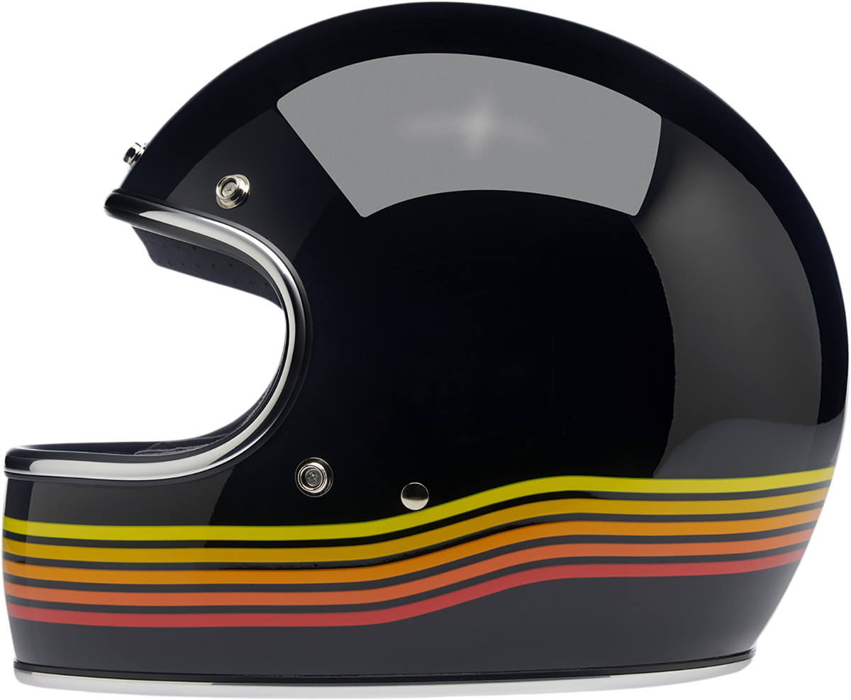 BILTWELL Gringo Helmet - Gloss Black Spectrum - XS 1002-536-101