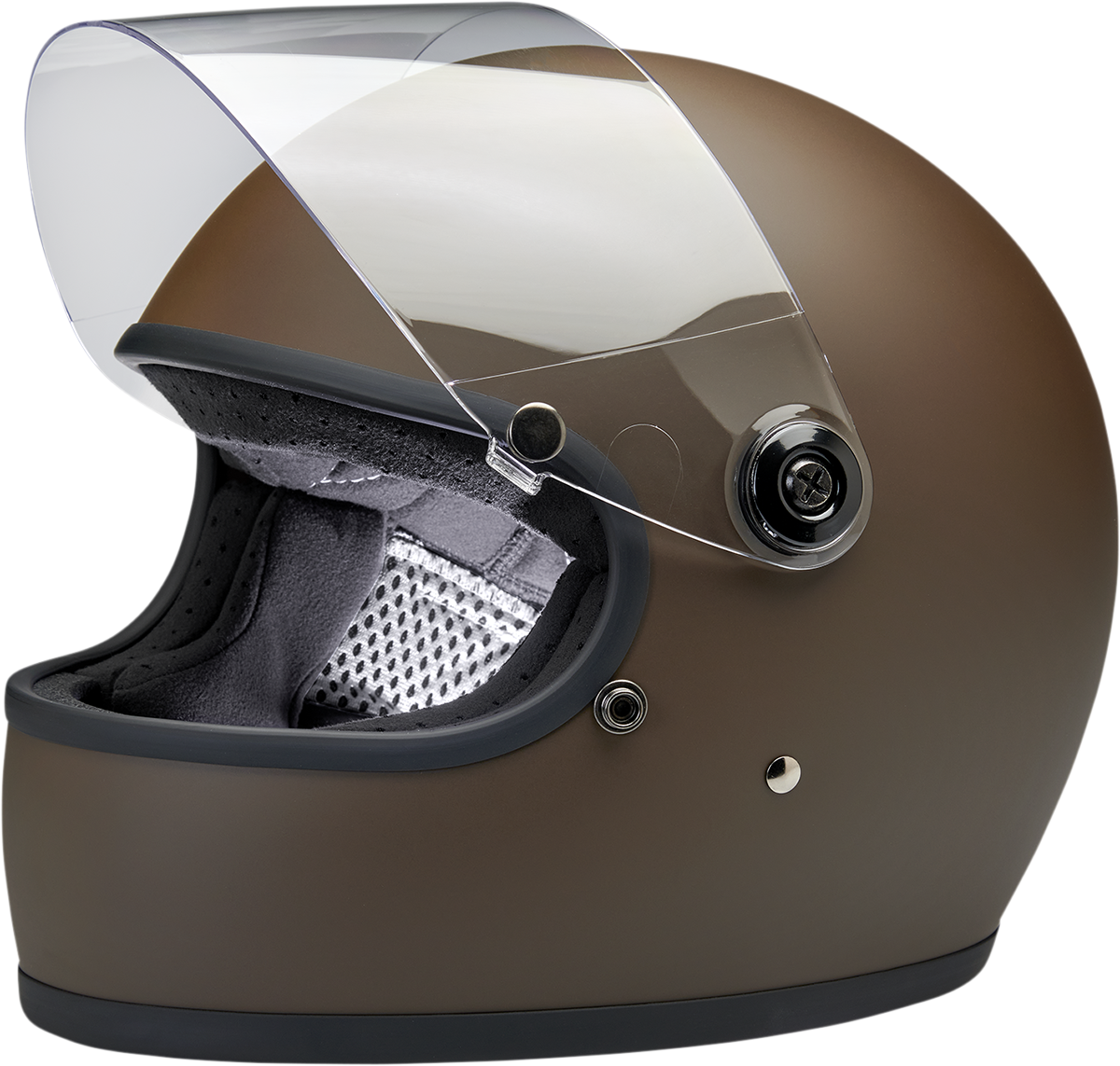 BILTWELL Gringo S Helmet - Flat Chocolate - XL 1003-252-105
