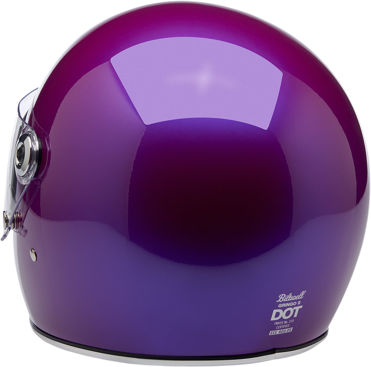 BILTWELL Gringo S Helmet - Metallic Grape - XS 1003-339-101