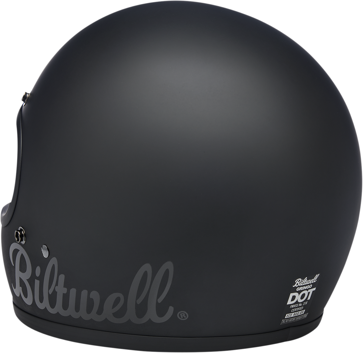 BILTWELL Gringo Helmet - Flat Black Factory - 2XL 1002-638-106