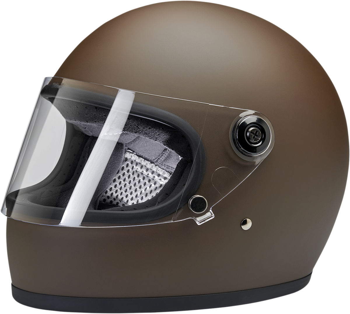 BILTWELL Gringo S Helmet - Flat Chocolate - XS 1003-252-101