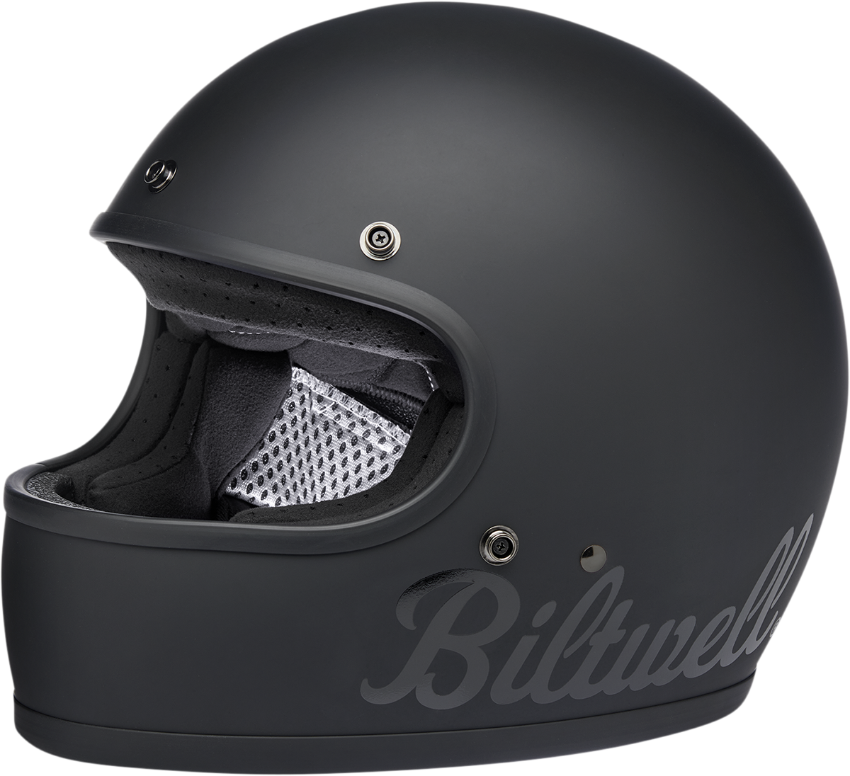 BILTWELL Gringo Helmet - Flat Black Factory - XS 1002-638-101