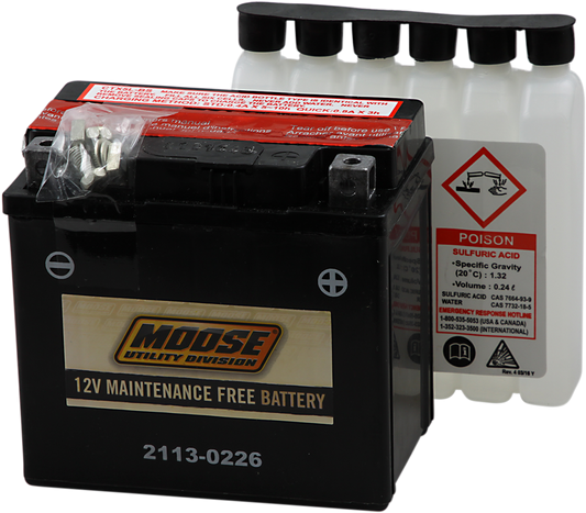 MOOSE UTILITY AGM Battery - YTX5L-BS MTX5L-BS