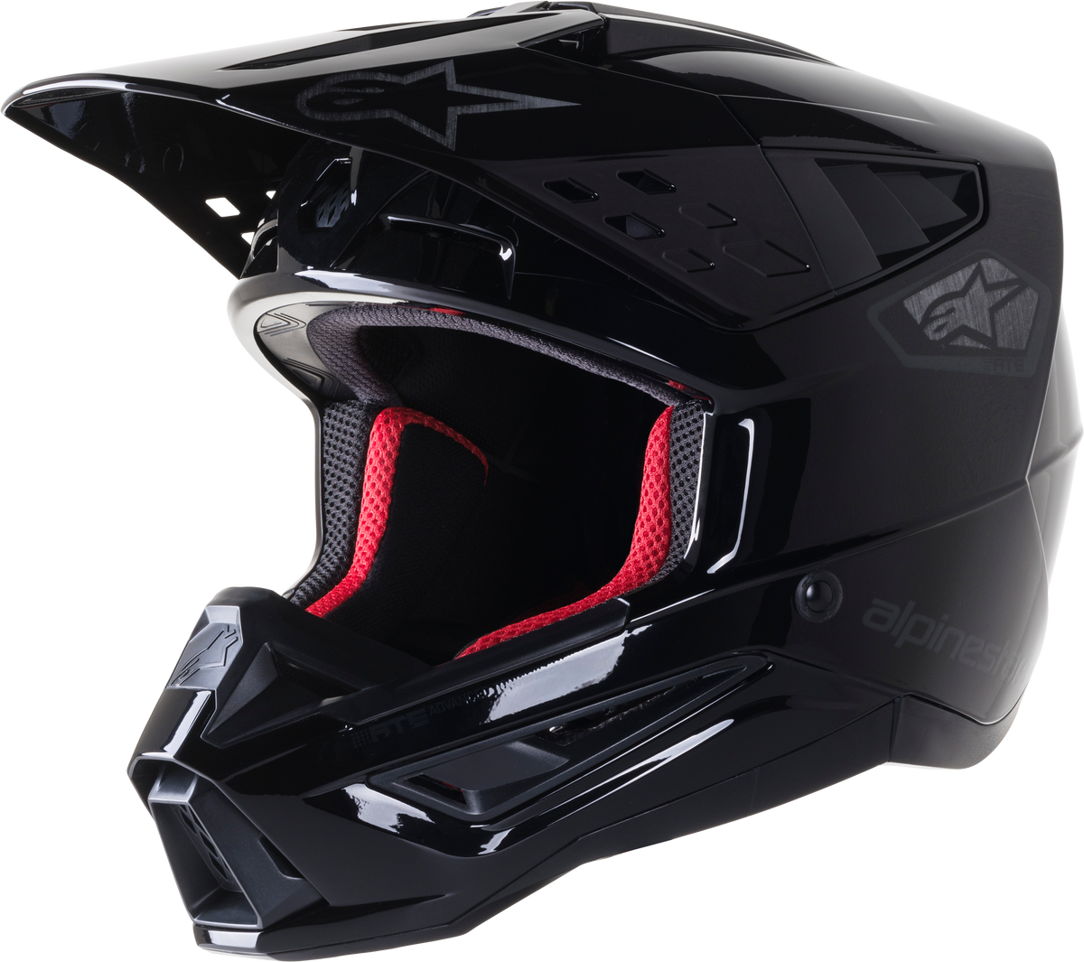 S M5 Scout Helmet Black/Silver Glossy Xl