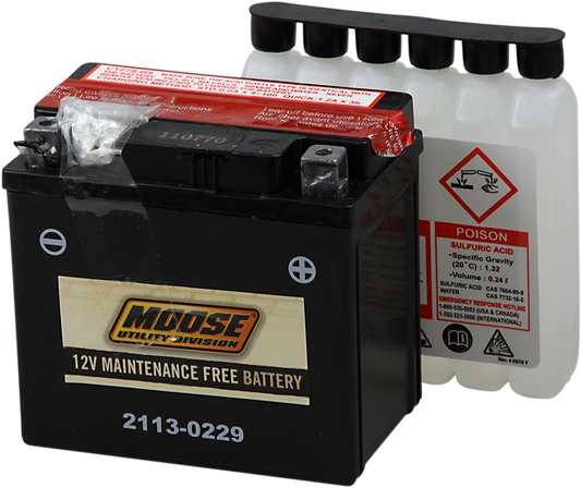 MOOSE UTILITY AGM Battery - YTZ7S MTZ7S-BS