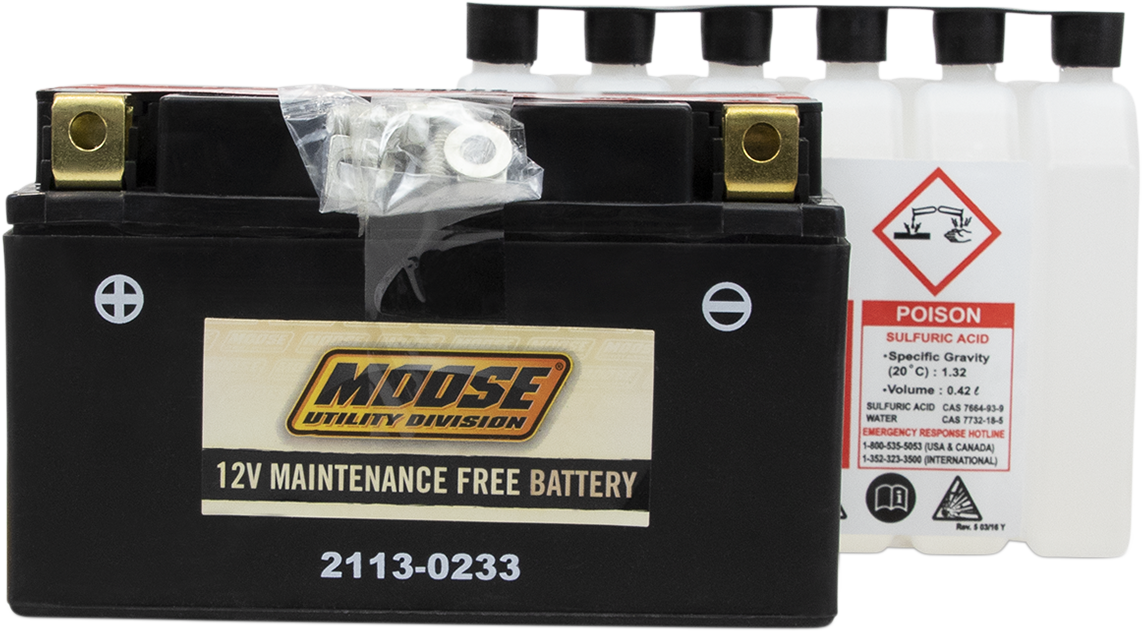 MOOSE UTILITY AGM Battery - YTZ10S MTZ10S-BS