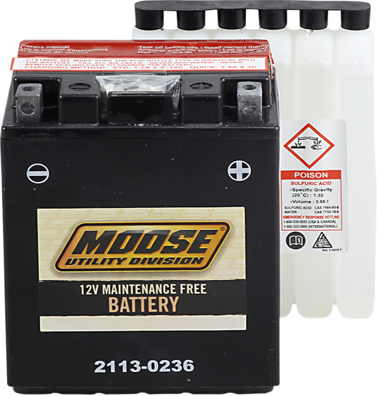 MOOSE UTILITY AGM Battery - YTX14AHL-BS MTX14AHL-BS