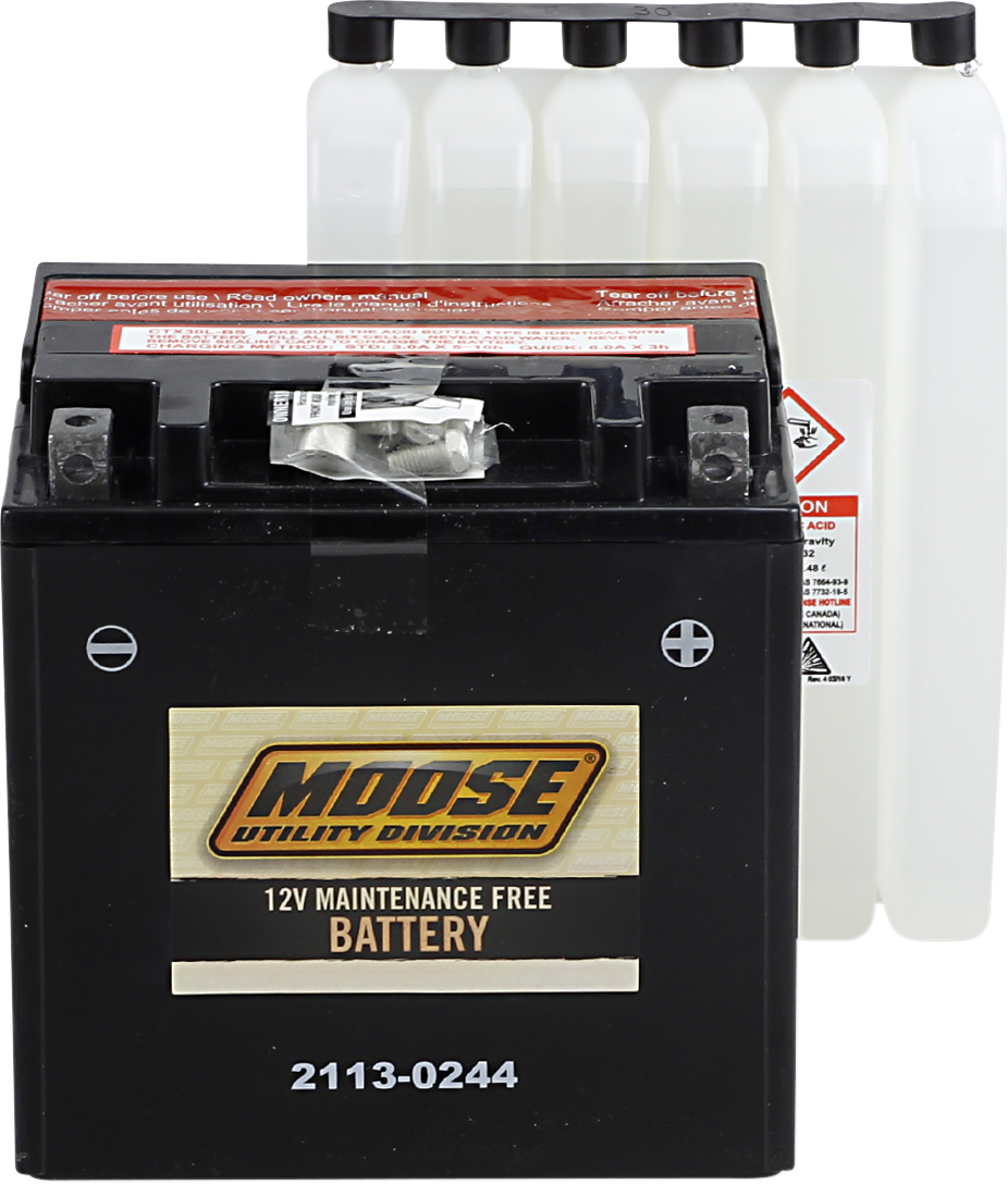 MOOSE UTILITY AGM Battery - YIX30L-BS MTX30L-BS