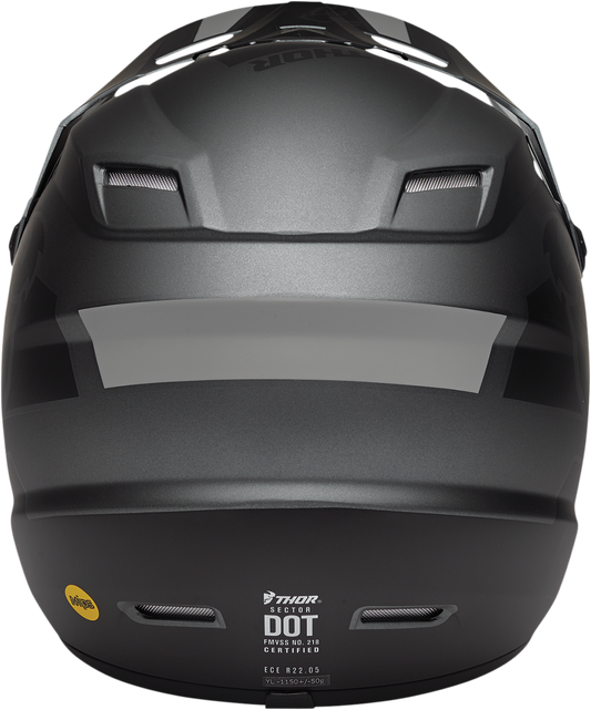 THOR Youth Sector Helmet - Split - MIPS - Charcoal/Black - Small 0111-1469