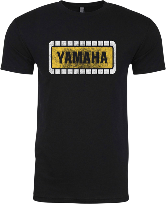 YAMAHA APPAREL Yamaha Retro T-Shirt - Black/Yellow - Small NP21S-M1967-S