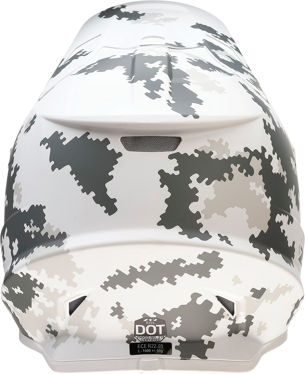 Z1R Rise Helmet - Snow Camo - White/Gray - XL 0120-0716