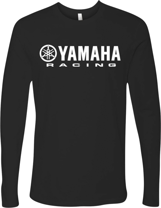 YAMAHA APPAREL Yamaha Racing T-Shirt - Long-Sleeve - Black - XL NP21S-M1785-XL