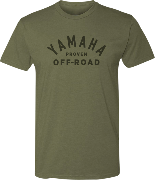 YAMAHA APPAREL Yamaha Proven Off-Road T-Shirt - Olive Green - XL NP21S-M1800-XL