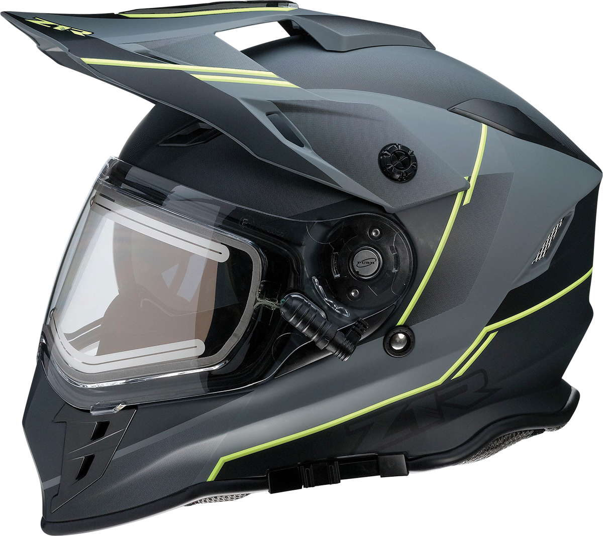 Z1R Range Helmet - Bladestorm - Gray/Black/Hi-Viz Yellow - XS 0101-14065