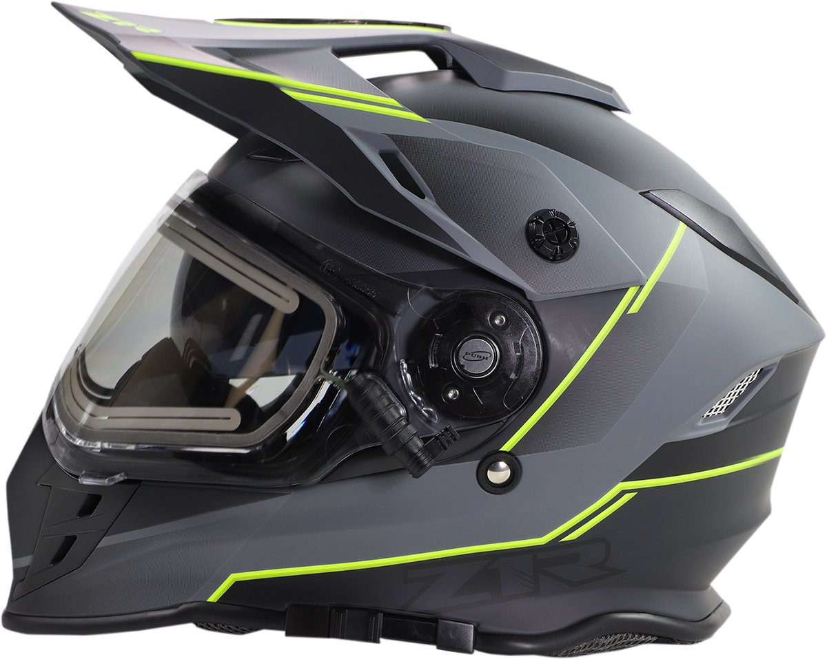 Z1R Range Helmet - Bladestorm - Gray/Black/Hi-Viz Yellow - Medium 0101-14067