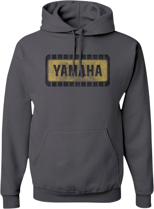 YAMAHA APPAREL Yamaha Retro Hoodie - Charcoal - Medium NP21S-M1971-M