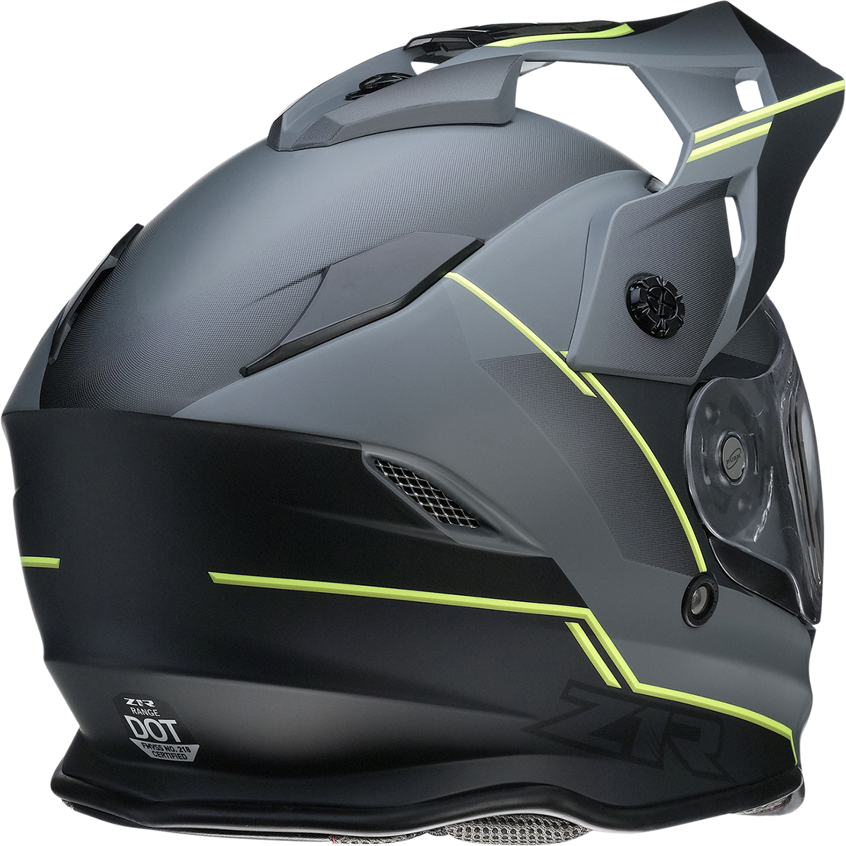 Z1R Range Helmet - Bladestorm - Gray/Black/Hi-Viz Yellow - Medium 0101-14067