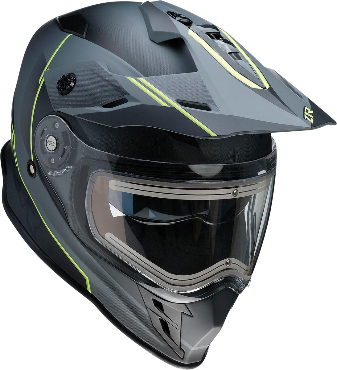 Z1R Range Helmet - Bladestorm - Gray/Black/Hi-Viz Yellow - Medium 0101-14067