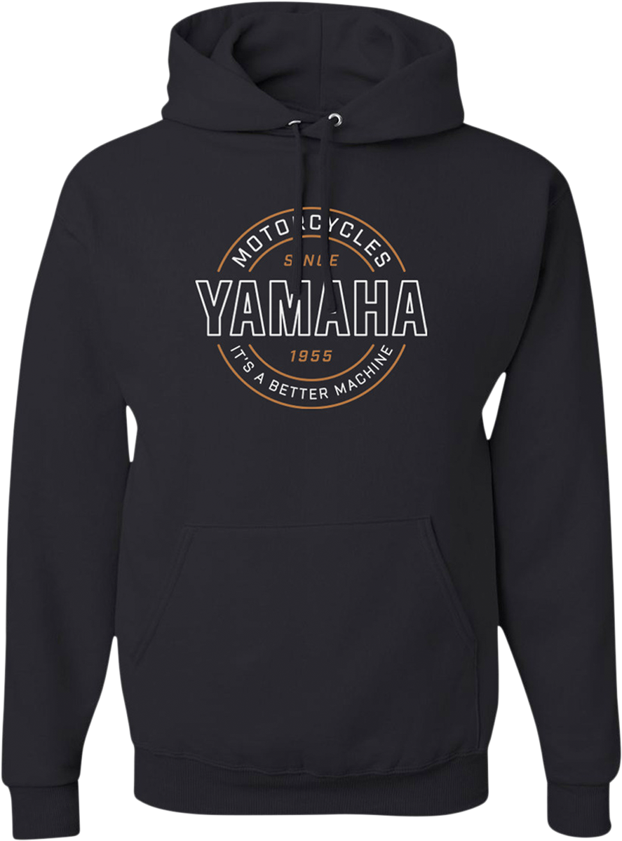 YAMAHA APPAREL Yamaha Better Machine Hoodie - Black -   Medium NP21S-M1972-M