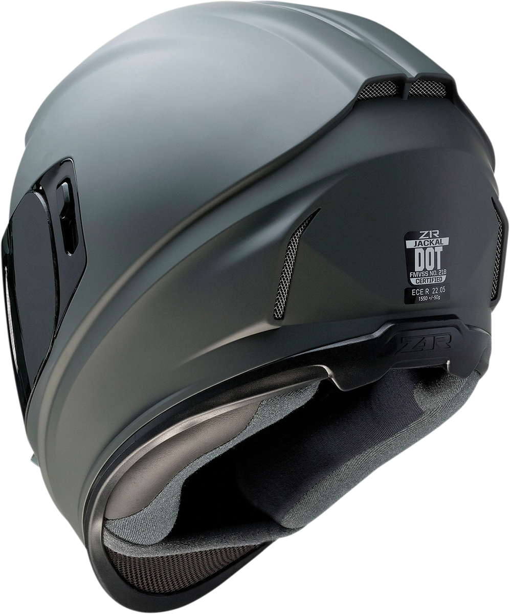 Z1R Jackal Helmet - Primer Gray - Smoke - XS 0101-13999