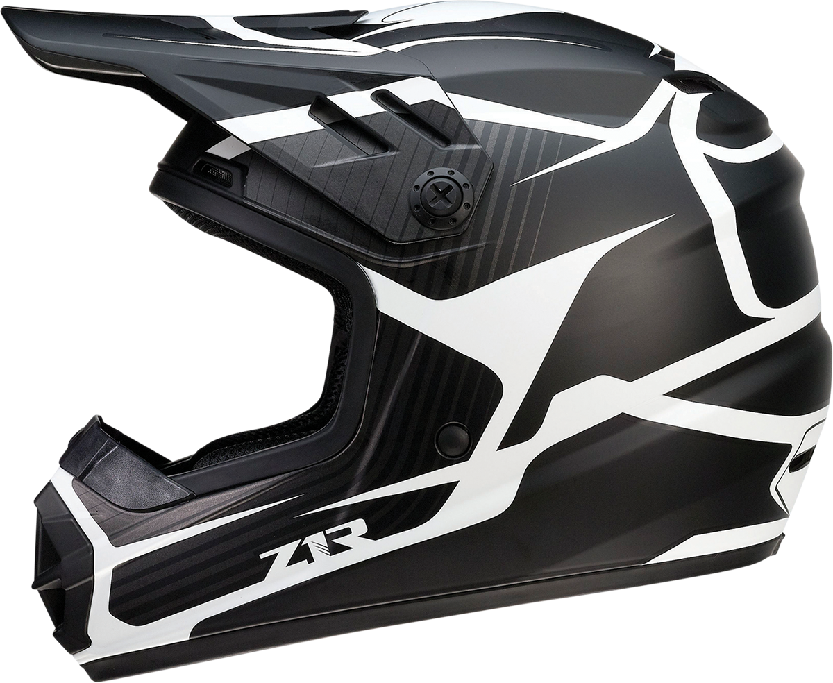 Z1R Youth Rise Helmet - Flame - Black - Large 0111-1441