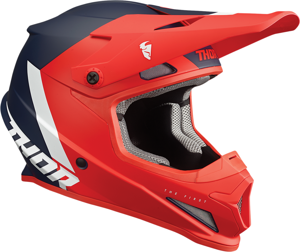 THOR Youth Sector Helmet - Chev - Red/Navy - Small 0111-1472