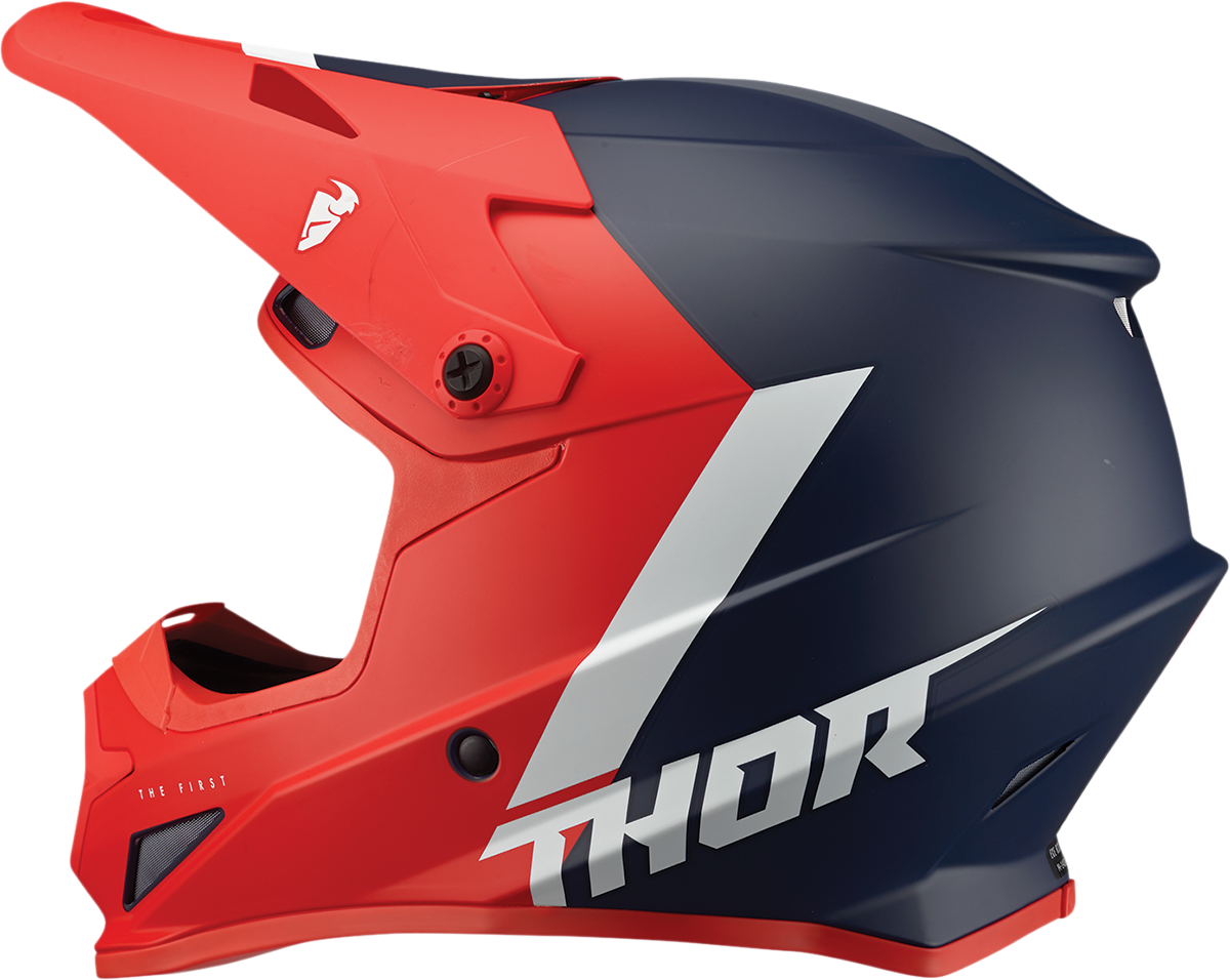 THOR Youth Sector Helmet - Chev - Red/Navy - Small 0111-1472