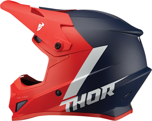 THOR Youth Sector Helmet - Chev - Red/Navy - Small 0111-1472