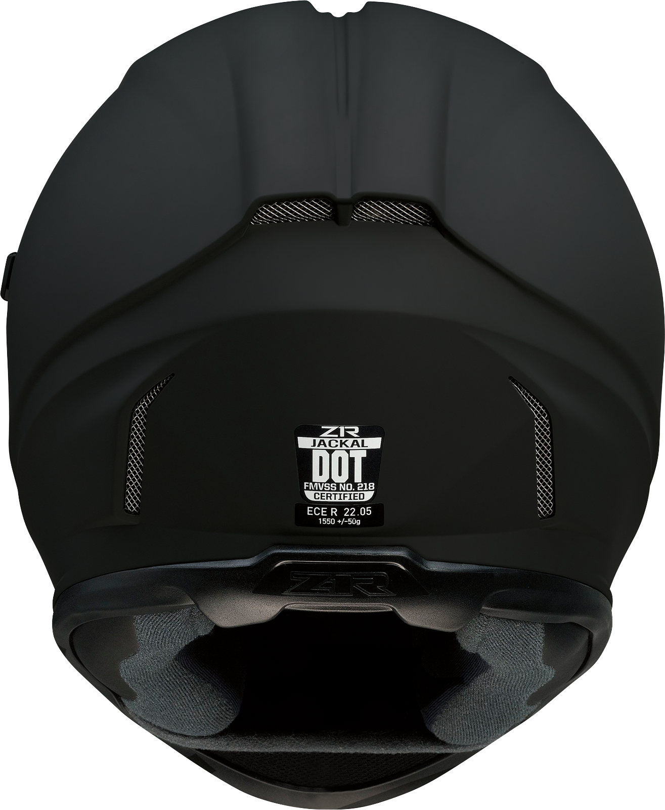 Z1R Jackal Helmet - Flat Black - Smoke - 2XL 0101-13997