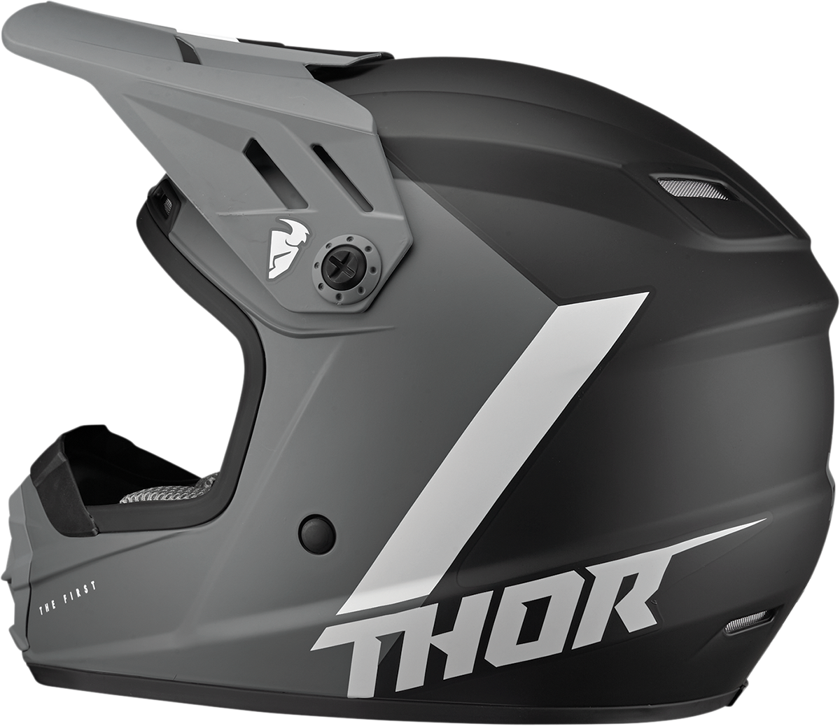 THOR Youth Sector Helmet - Chev - Gray/Black - Small 0111-1481