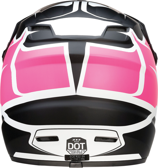 Z1R Youth Rise Helmet - Flame - Pink - Large 0111-1453