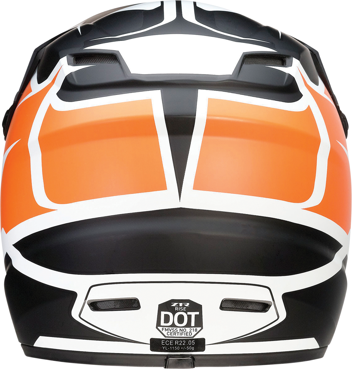 Z1R Youth Rise Helmet - Flame - Orange - Medium 0111-1443