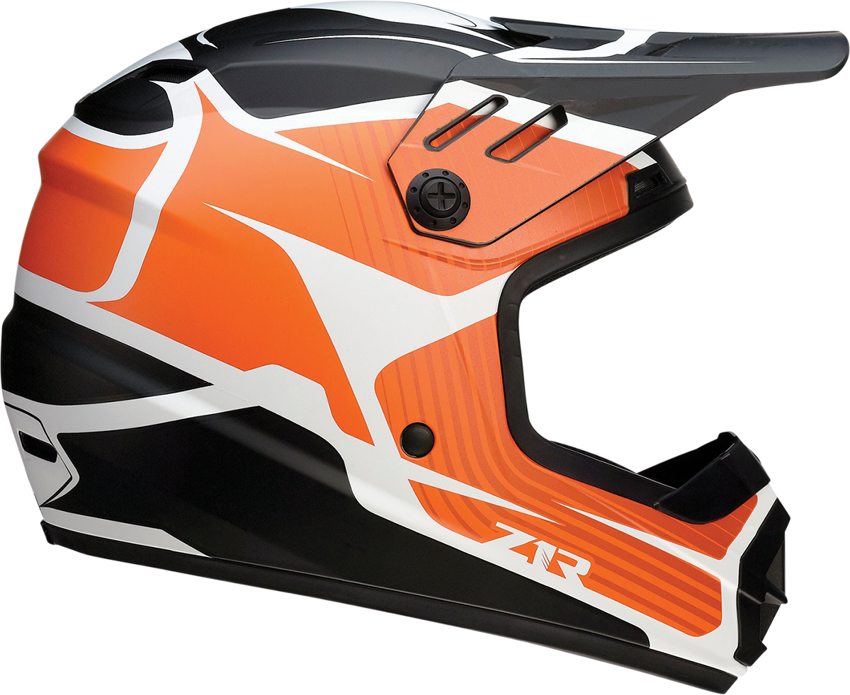 Z1R Youth Rise Helmet - Flame - Orange - Medium 0111-1443