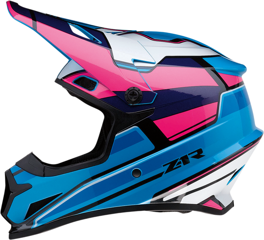 Z1R Rise Helmet - MC - Pink/Blue - Large 0110-7187