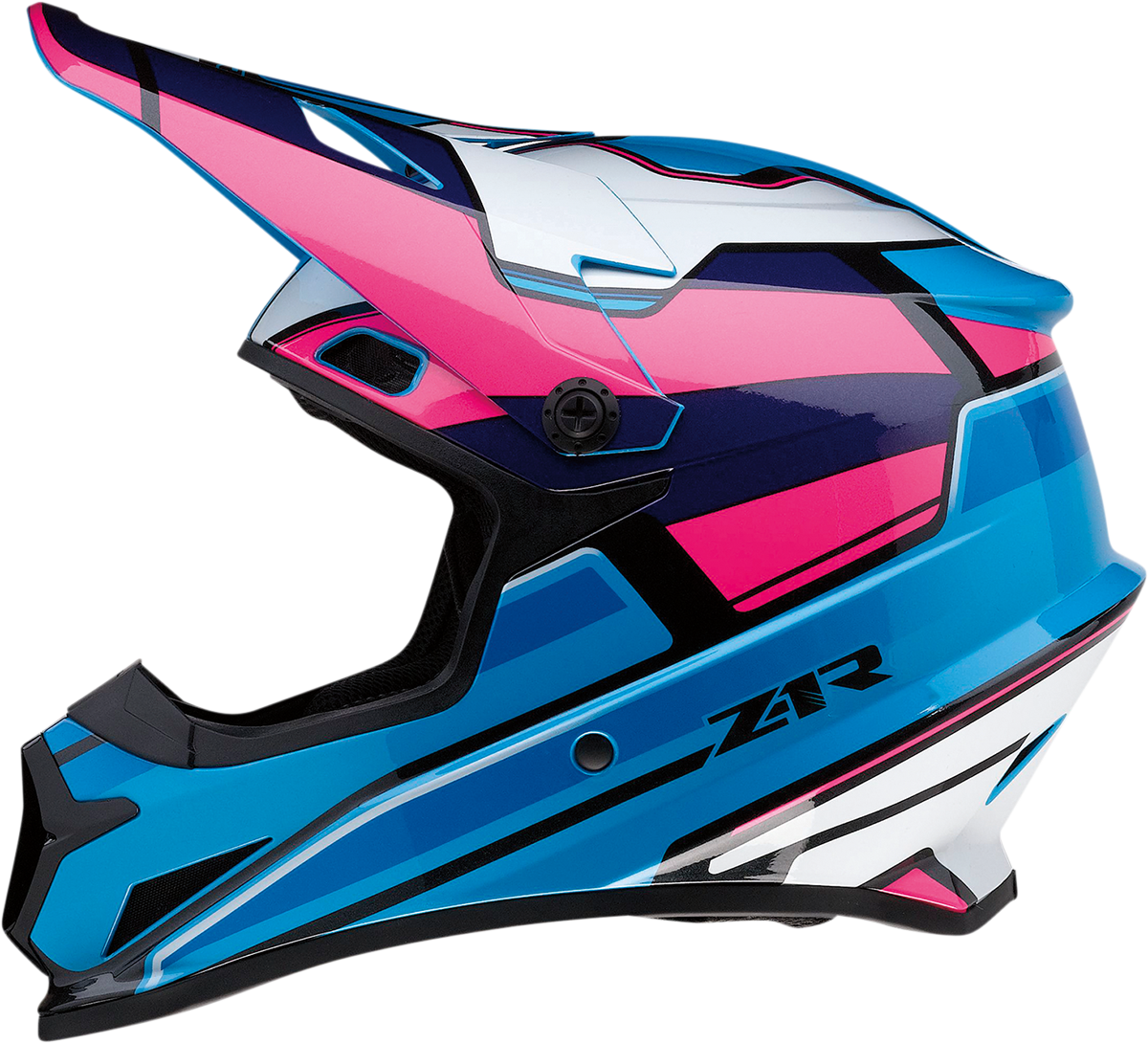 Z1R Rise Helmet - MC - Pink/Blue - 3XL 0110-7190