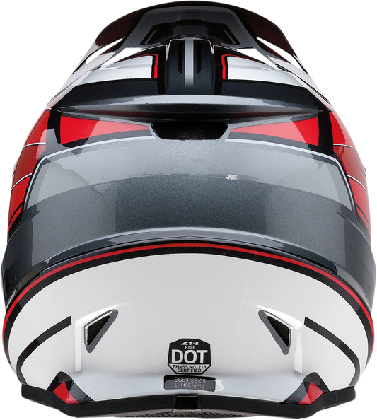 Z1R Rise Helmet - MC - Red/Gray - Small 0110-7209