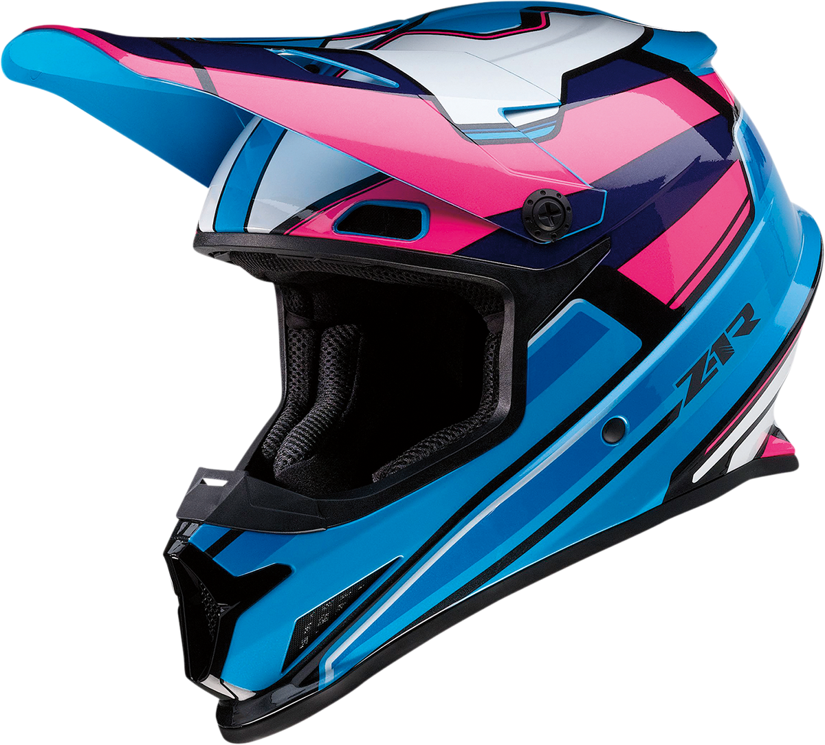 Z1R Rise Helmet - MC - Pink/Blue - Large 0110-7187