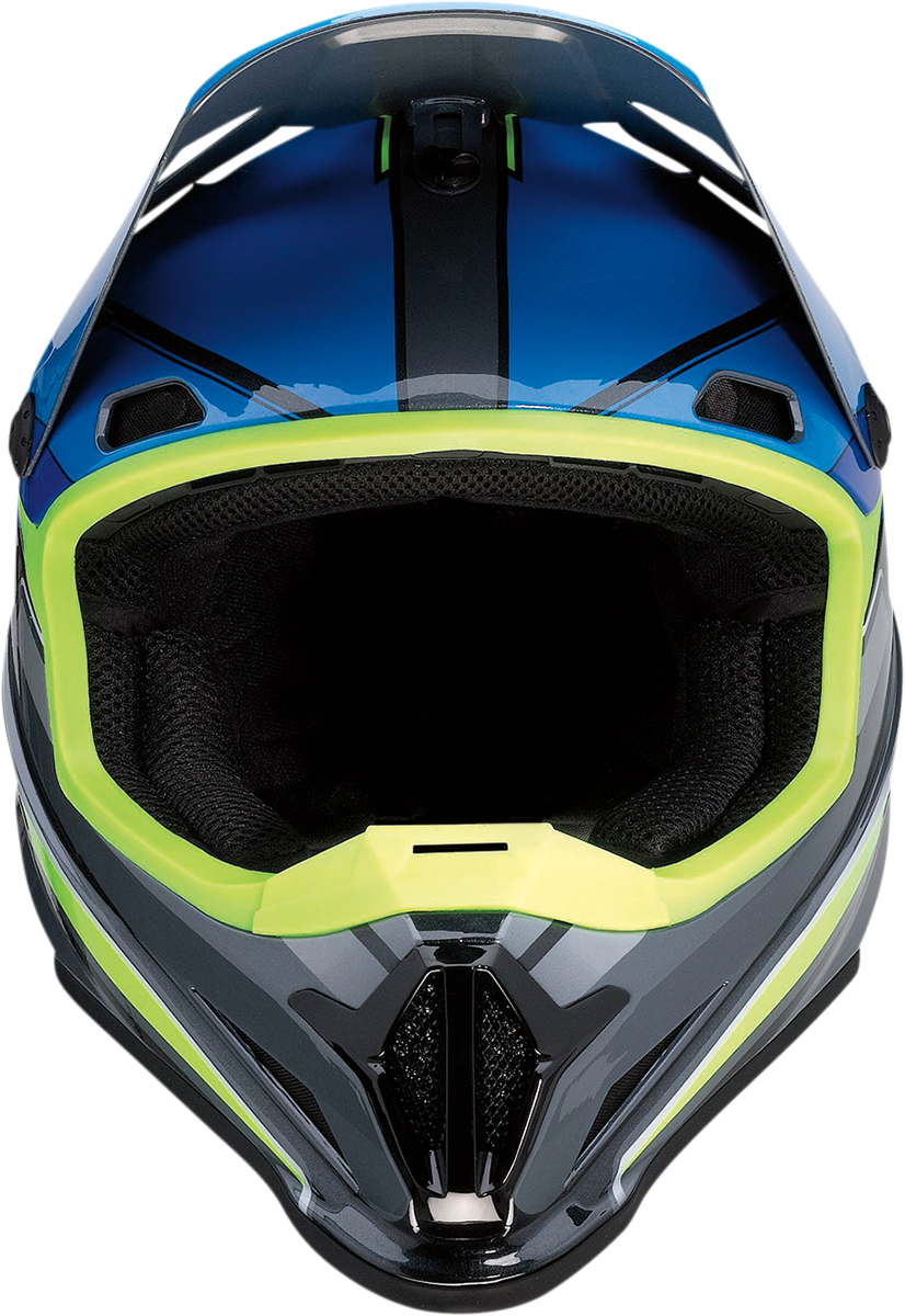 Z1R Rise Helmet - MC - Blue/Hi-Viz - Medium 0110-7194