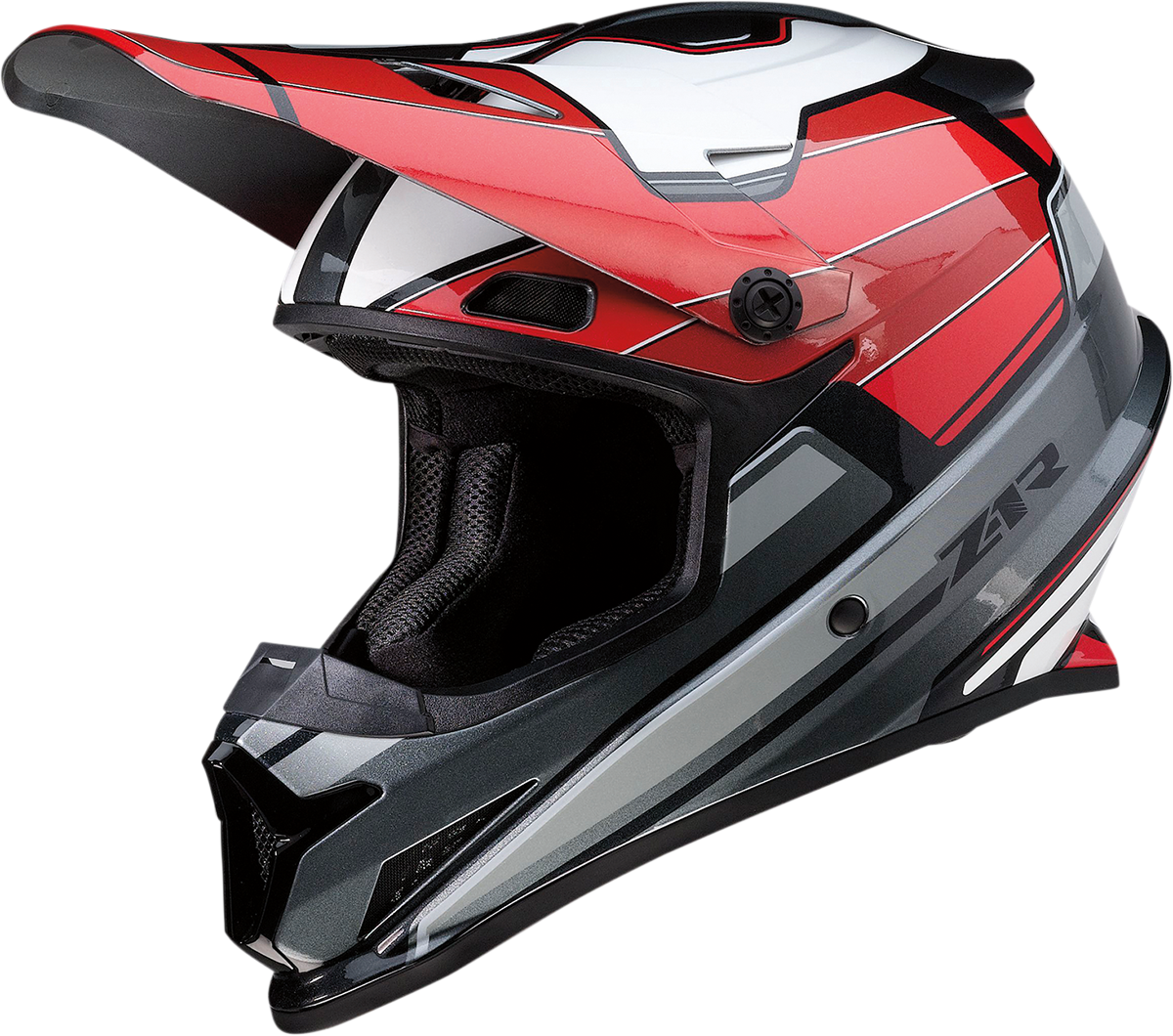 Z1R Rise Helmet - MC - Red/Gray - Small 0110-7209