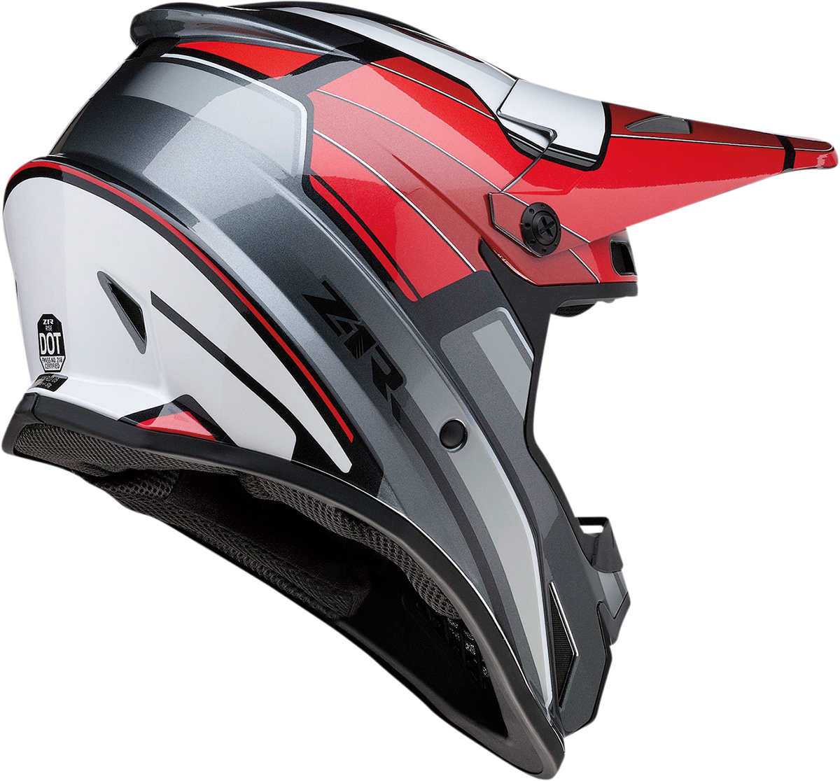 Z1R Rise Helmet - MC - Red/Gray - Small 0110-7209