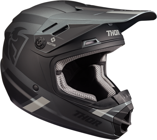 THOR Youth Sector Helmet - Split - MIPS - Charcoal/Black - Medium 0111-1470