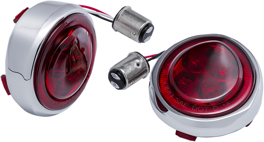 CIRO Signal Insert - Rear - Chrome - Red 45700