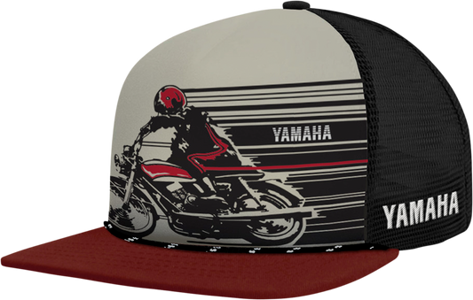 YAMAHA APPAREL Yamaha Speed Hat - Black/Red NP21A-H2739