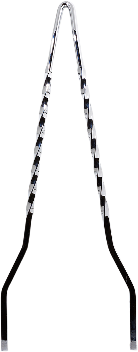 CYCLE VISIONS Twisted Sticks Sissy Bar - Black - 30" CV-8040B